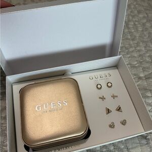 Guess Earrings and Travel Case Gift Box